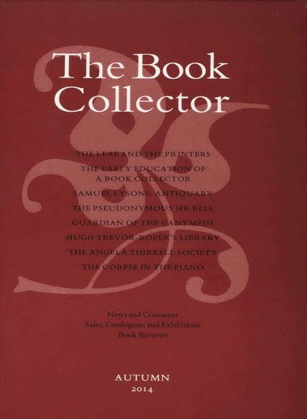 The Book Collector – Autumn 2014