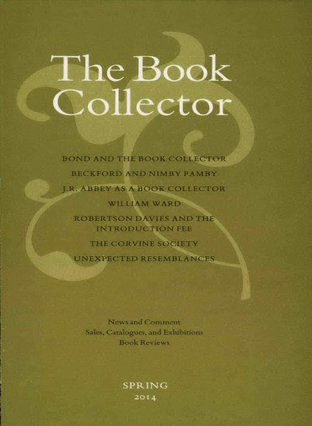 The Book Collector – Spring 2014