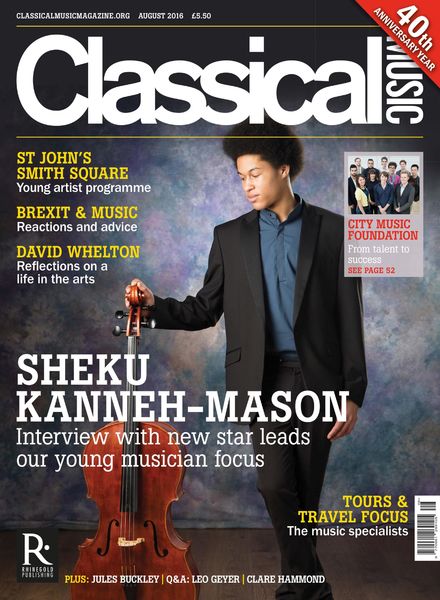 Classical Music – August 2016