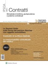 I Contratti – Maggio 2020