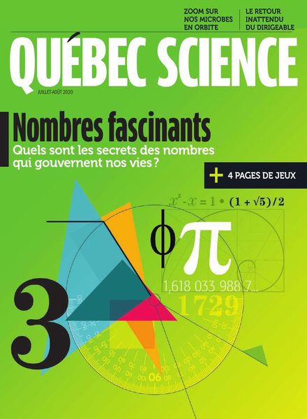 Quebec Science – Juillet-Aout 2020
