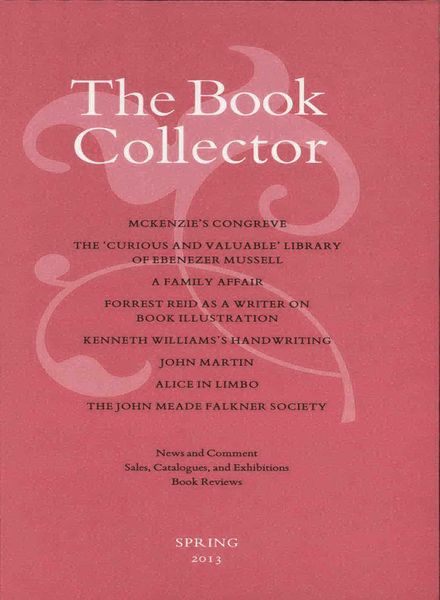 The Book Collector – Spring 2013