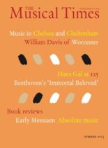 The Musical Times – Summer 2015