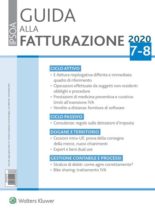 Guida alla Fatturazione – Luglio-Agosto 2020