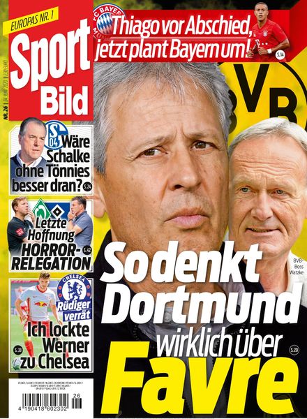 SPORT BILD – 24 Juni 2020