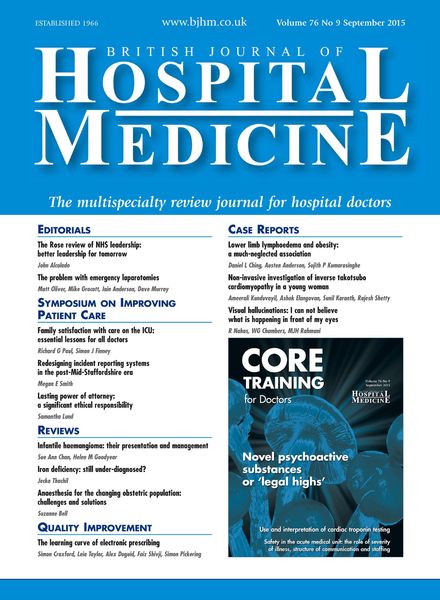 British Journal of Hospital Medicine – September 2015