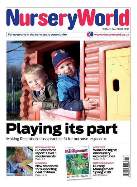 Nursery World – 19 March 2018
