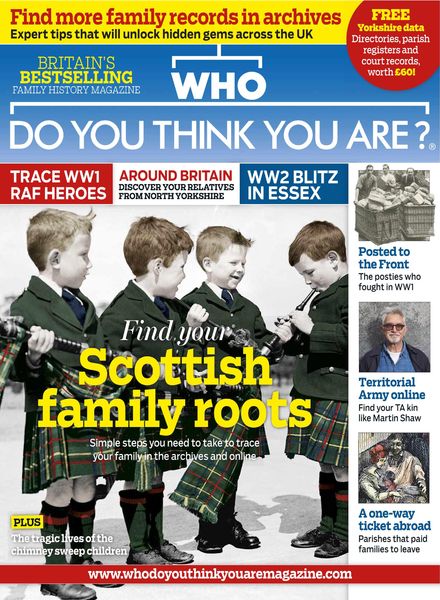 Who Do You Think You Are – September 2014