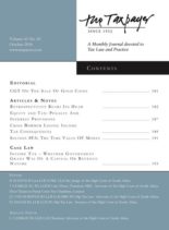 The Taxpayer – October 2016