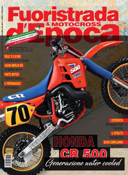 Fuoristrada & Motocross d’Epoca – Maggio-Giugno 2020