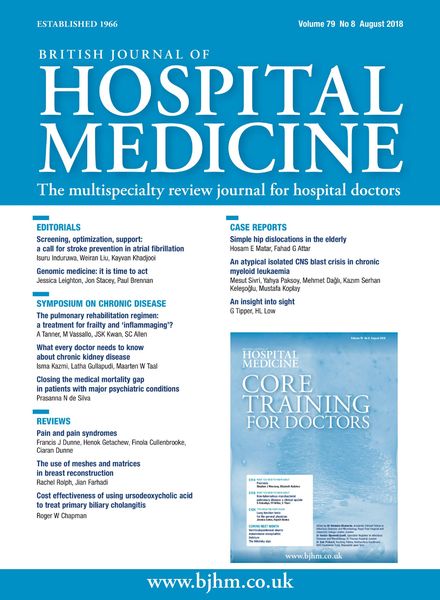 British Journal of Hospital Medicine – August 2018