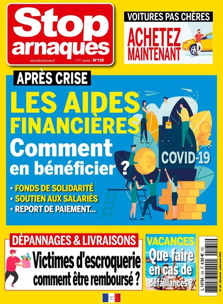 Stop Arnaques – Juillet-Aout 2020