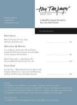 The Taxpayer – August 2013