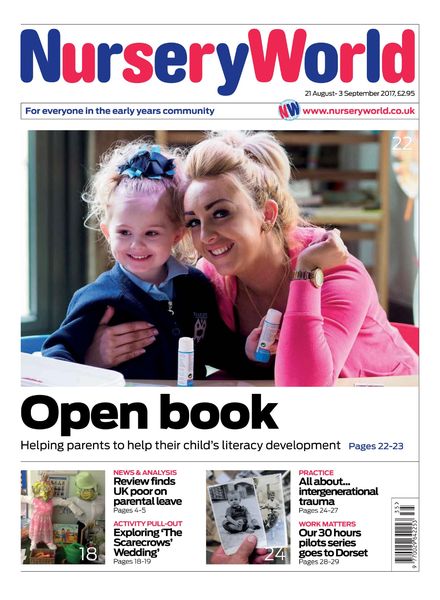 Nursery World – 21 August 2017