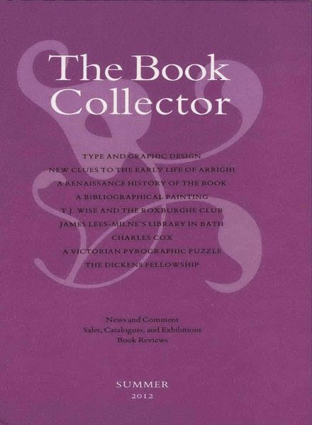 The Book Collector – Summer 2012