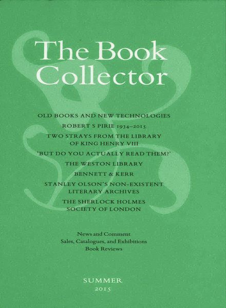 The Book Collector – Summer 2015