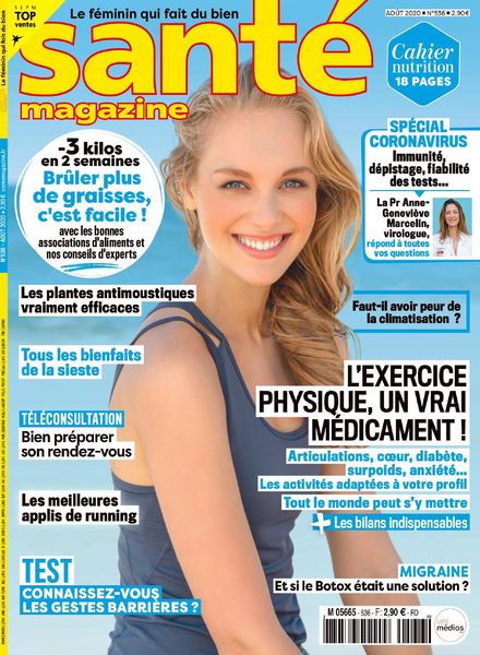 Sante Magazine – Aout 2020