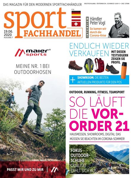 SportFachhandel – 19 Juni 2020