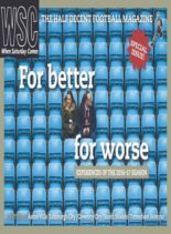 When Saturday Comes – For Better For Worse Experiences of the 2016-17