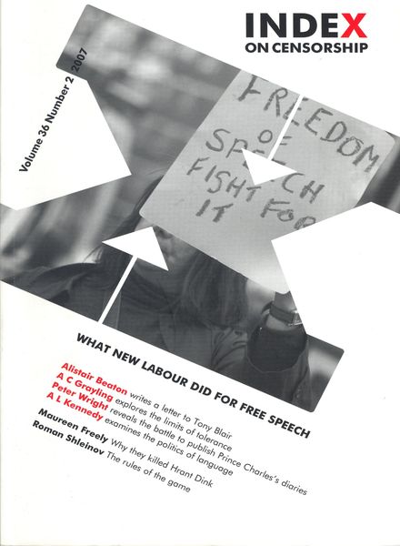 Index on Censorship – Volume 36 N 2