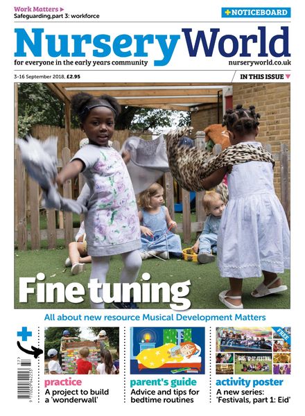 Nursery World – 3 September 2018