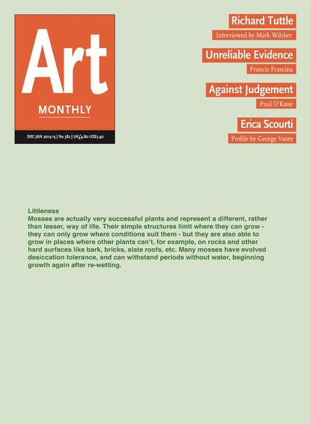 Art Monthly – 2014-12-01