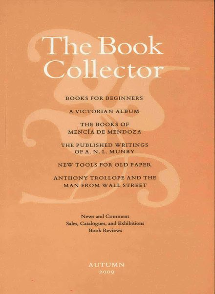 The Book Collector – Autumn 2009