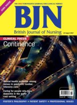 British Journal of Nursing – 10 August 2017