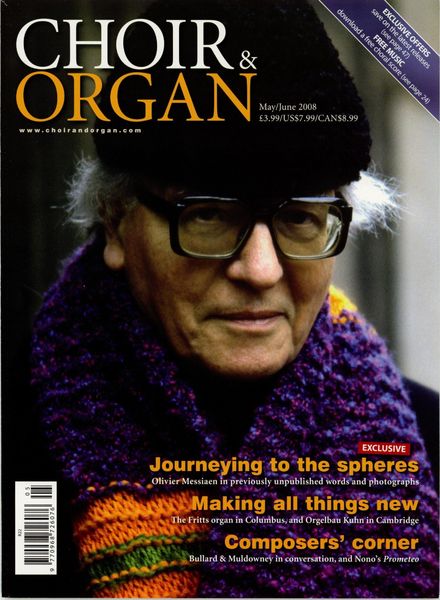 Choir & Organ – May-June 2008