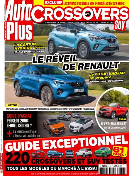 Auto Plus – Hors-Serie Crossovers – Juillet-Septembre 2020