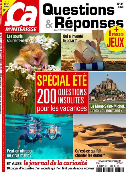 ca M’Interesse Questions & Reponses – Juillet-Septembre 2020