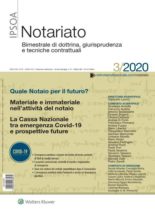 Notariato – Maggio 2020