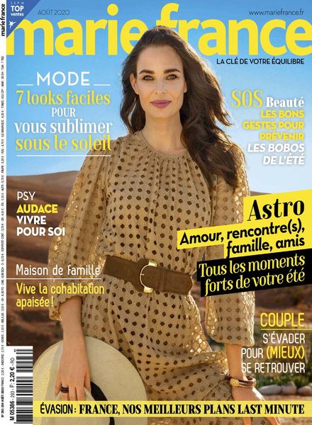 Marie France – Aout 2020