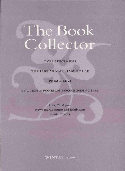 The Book Collector – Winter 2006