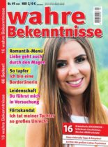 Wahre Bekenntnisse – Juli 2020
