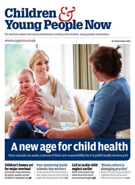 Children & Young People Now – 10 November 2015