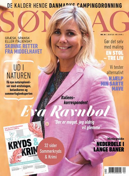 Sondag – 20 juli 2020