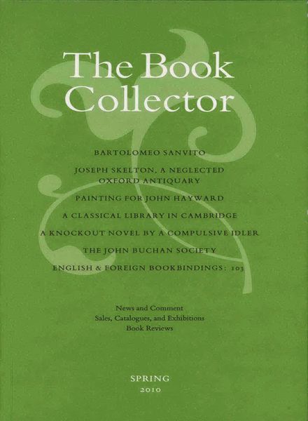 The Book Collector – Spring 2010