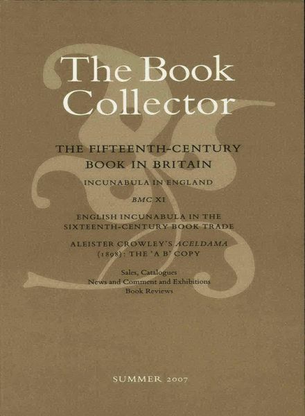 The Book Collector – Summer 2007