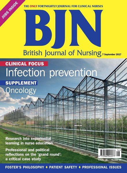 British Journal of Nursing – 7 September 2017