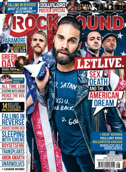 Rock Sound Magazine – August 2013