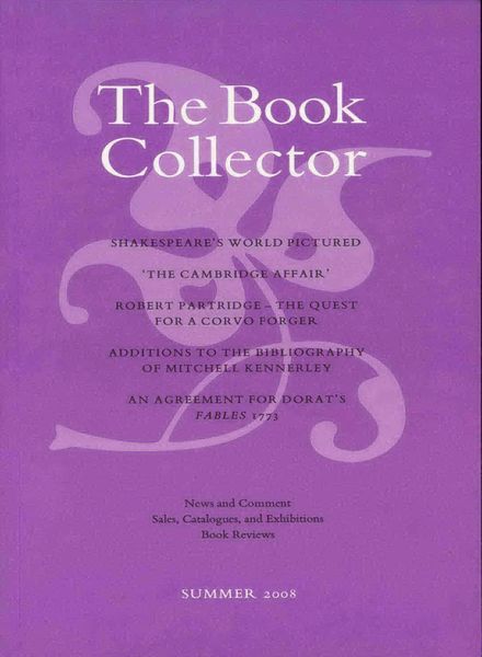 The Book Collector – Summer 2008