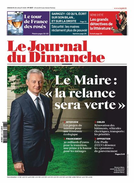 Le Journal du Dimanche – 26 juillet 2020