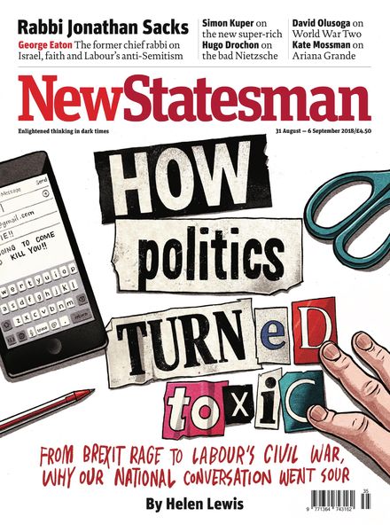 New Statesman – 31 August – 6 September 2018