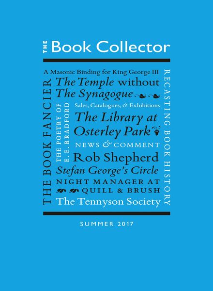 The Book Collector – Summer 2017