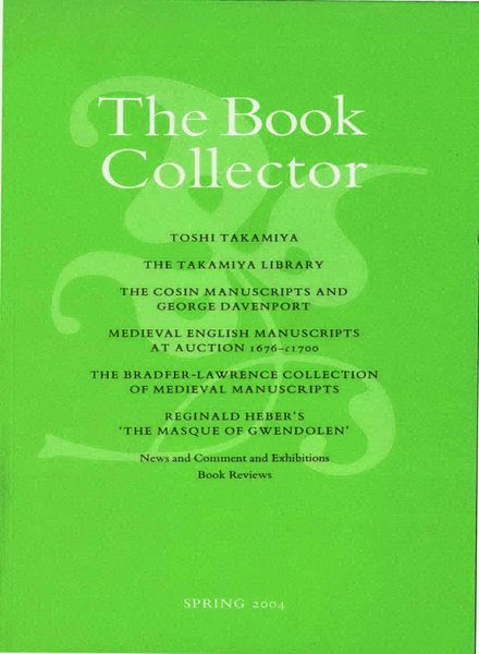 The Book Collector – Spring 2004