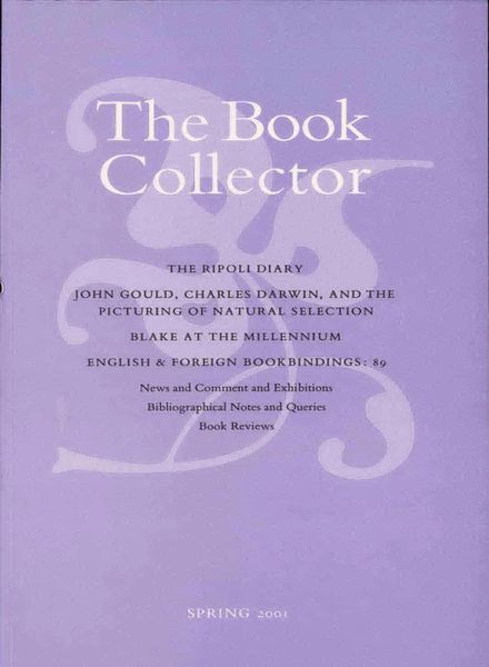 The Book Collector – Spring 2001