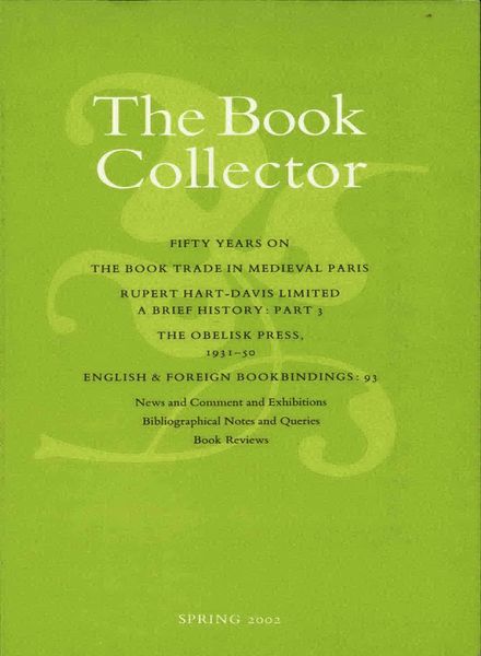 The Book Collector – Spring 2002