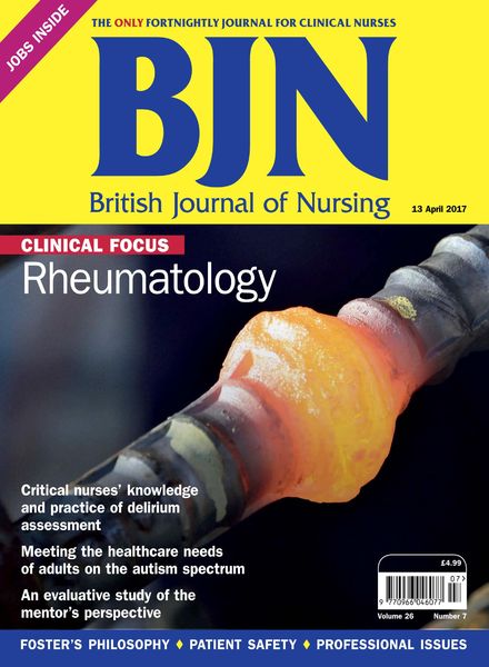 British Journal of Nursing – 13 April 2017