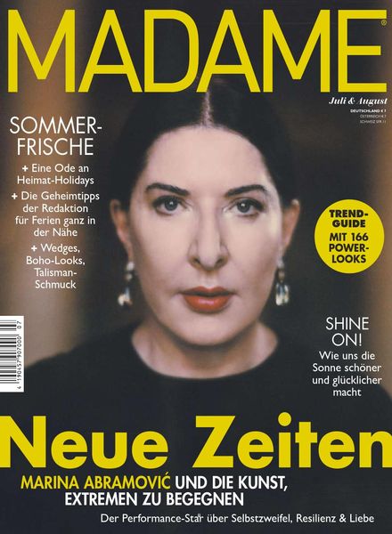 Madame Germany – Juli-August 2020